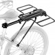 Foldable Wide Wings Bike Cargo Rack, Quick Release, Universal, Large Capacity, Height Adjustable Fit 24'-29'